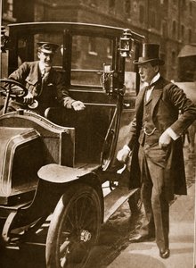 Sir Winston Churchill, de jongste man in Europa, 1908 (fotogravure)